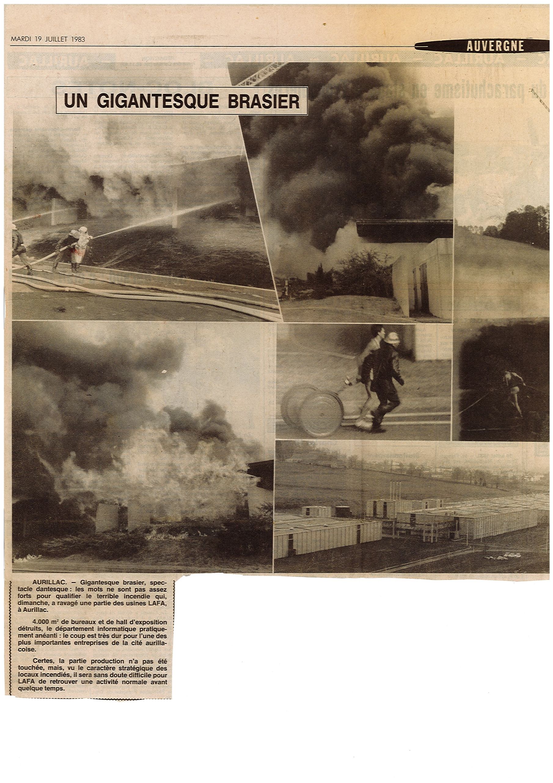 Souvenirs d’incendies chez LAFA Collectivités